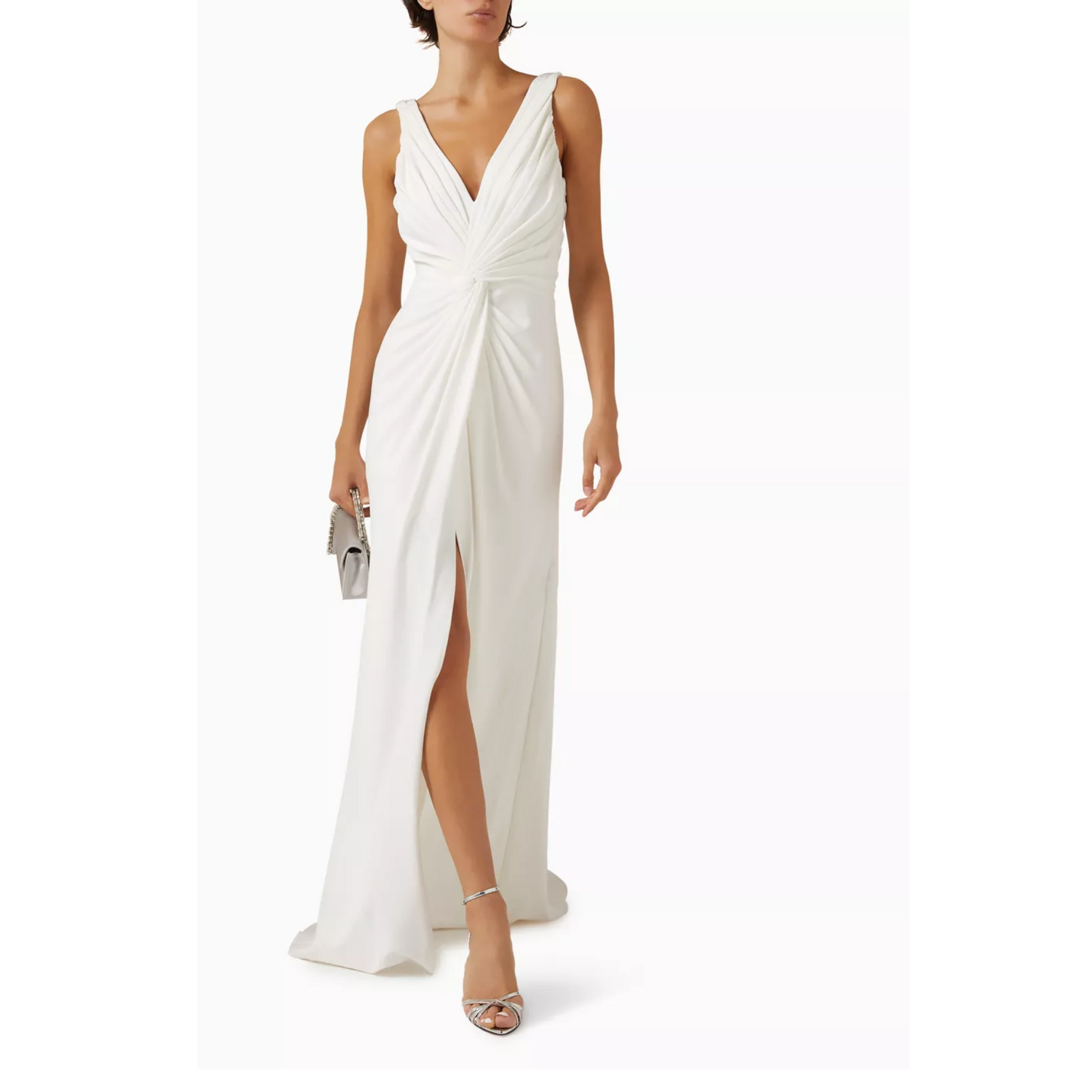 Jessey Twist-front Gown